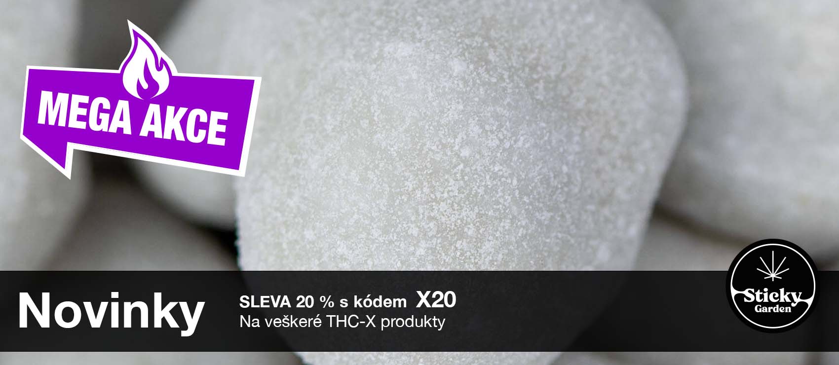 Sleva 20 % na THC-X produkty