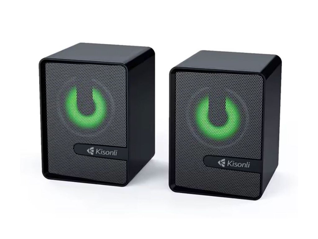 kisonli l 4040 reproduktory aux 2x3w cerna