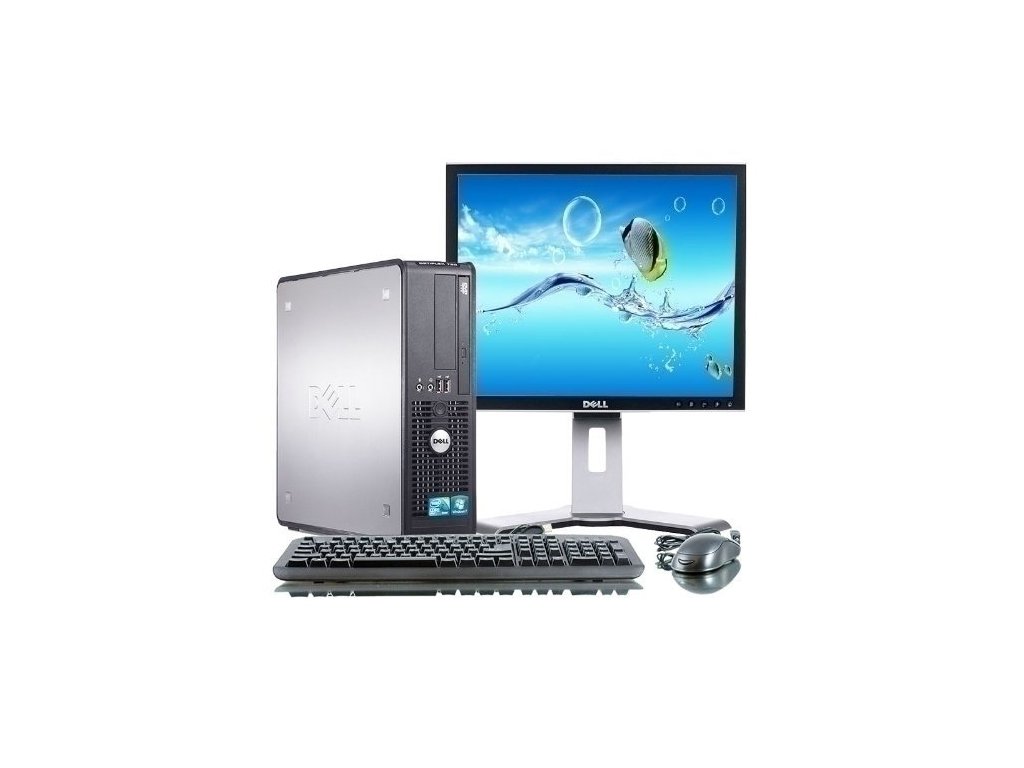 pc sestava s 19 lcd monitorem dell optiplex 780 sff intel core2duo 30 ghz 4 gb ram 160 gb hdd dvd rw windows 7 professional 2
