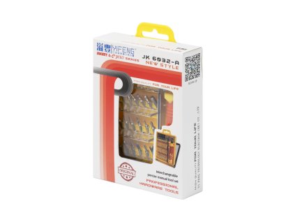 sada presnych sroubovaku jakemy 32v1 zluta