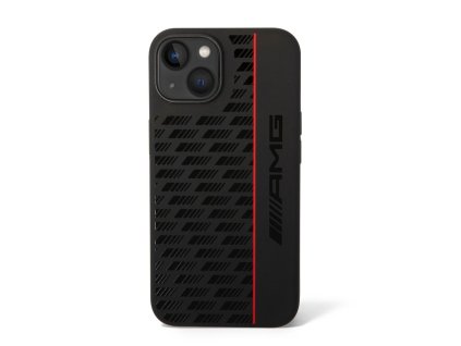 amg liquid silicone carbon pattern zadni kryt pro iphone 14 plus black