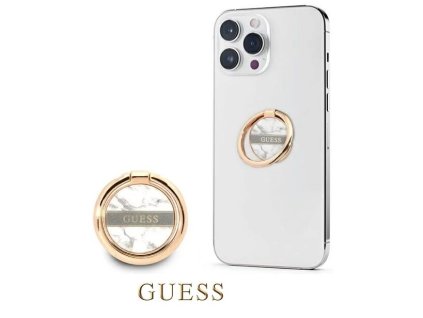 guess ring stand white