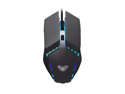 herni mys aula s31 opticka 4d rgb cerna