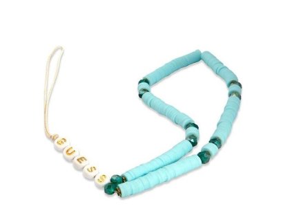 guess poutko na telefon heishi beads blue