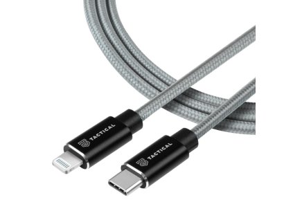 tactical fast rope aramid cable usb c lightning mfi 1m grey