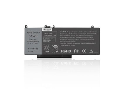 baterie pro notebooky dell latitude e5250 51wh