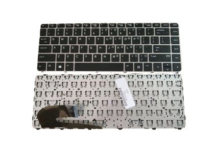 klavesnice pro notebooky hp elitebook 745 se stribrnym ramem oem
