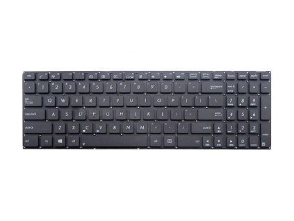 originalni klavesnice bez ramu pro notebooky asus k751 cerna