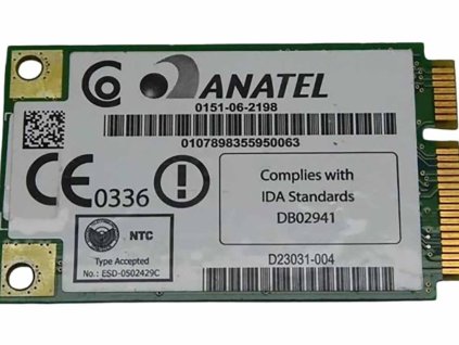 hp compaq bezdratova wi fi karta wm3945abg pn 407576 002