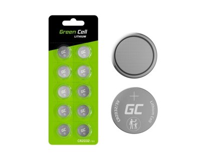 baterie green cell cr2032