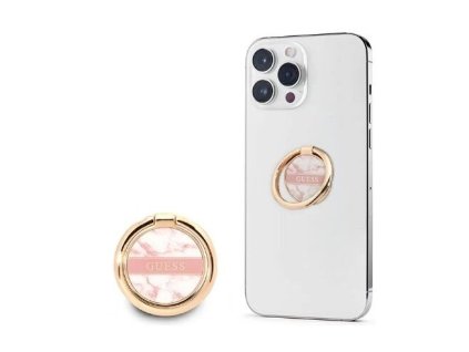 guess ring stand pink marble