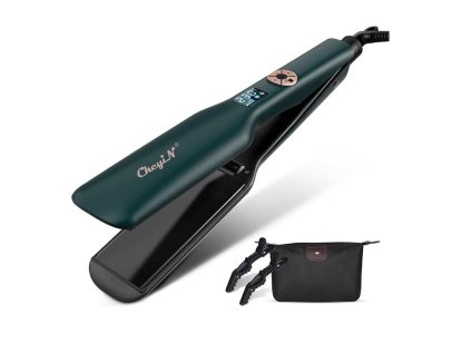 zehlicka na vlasy se sirokou zehlici plochou zelena