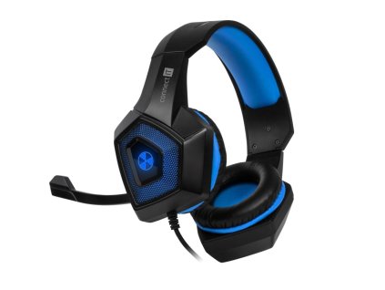 connect it battle rnbw ed 2 herni sluchatka s mikrofonem 2xjackusb modra