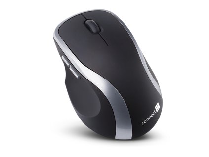 connect it bezdratova laserova mys wm2200 2x aaa baterie stribrna