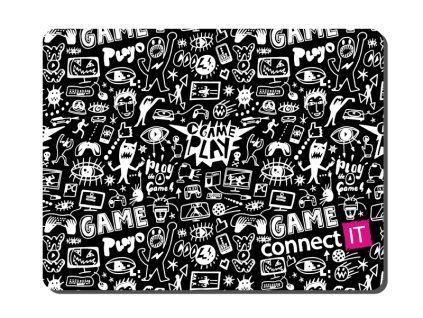 connect it doodle podlozka pod mys vel s 320 x 245 mm cerna