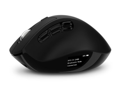 connect it for health dualmode bezdratova ergonomicka mys s lcd displejem cerna