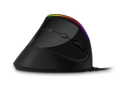 connect it herni rgb ergonomicka vertikalni dratova mys cerna