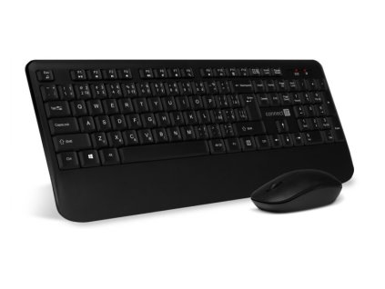 connect it combo bezdratova klavesnice mys 1x aaa 1x aa baterie cz sk cerna 7