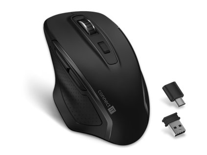 connect it dual smartswitch bezdratova mys usb a c 1x aa baterie cerna