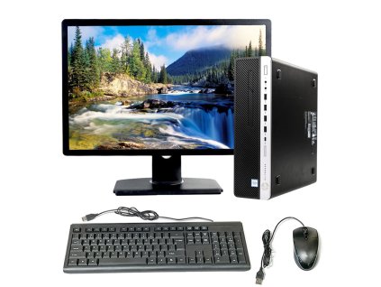 pc sestava hp elitedesk 800 g4 intel core i3 8th gen 8 gb ram 256 gb ssd windows 11 22 fhd monitor