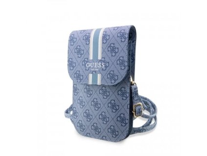guess pu 4g printed stripes phone bag modry 6