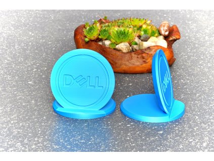 stojan vertikalni kulaty na notebook s logem vyrobce dell