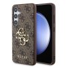 guess pu 4g metal logo zadni kryt pro samsung galaxy s24 brown 4