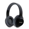 guess classic silver logo bluetooth stereo headphone black