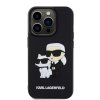 karl lagerfeld 3d rubber karl and choupette zadni kryt pro iphone 15 pro black 1 8