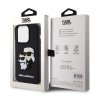 karl lagerfeld 3d rubber karl and choupette zadni kryt pro iphone 15 pro black 3 8