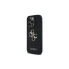 guess pu 4g metal logo zadni kryt pro iphone 14 pro cerna
