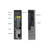 Počítač Dell OptiPlex 9020 USFF Intel Core i5 4590T / 8 GB RAM / 256 GB SSD / DVD / Windows 10 Prof.