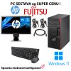 PC sestava Fujitsu P758 Intel Core i5 / 8 GB RAM / 256 GB SSD / Windows 11 + 27" IPS monitor