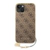 guess 4g charms zadni kryt pro iphone 14 brown