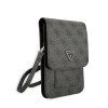 guess pu 4g triangle logo phone bag black 1 16