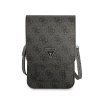 guess pu 4g triangle logo phone bag black 4 16
