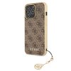 guess 4g charms zadni kryt pro iphone 13 pro brown