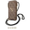 guess pu 4g metal logo pouzdro s m hneda