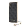 guess charms hard case 4g grey pro iphone x