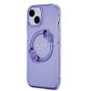 guess pc tpu flowers ring glossy logo magsafe zadni kryt pro iphone 15 purple 1 16