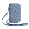 guess zip 4g triangle phone bag blue 2 14