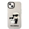 karl lagerfeld iml glitter karl and choupette nft zadni kryt pro iphone 13 transparent 1 4