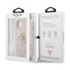 guess pu 4g metal logo zadni kryt pro iphone 13 pink 4 4