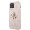 guess pu 4g metal logo zadni kryt pro iphone 13 pink