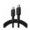 usb kabel green cell typu c 12 m cerny rychle nabijeni power delivery 60w ultra charge qc 30