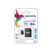 adata microsdxc karta 64gb class 10 sd adapter