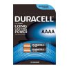 baterie duracell aaaa mn2500 mx2500 gp25a e96 lr8d425 v4004 lr8 lr61 15v blistr 2 ks