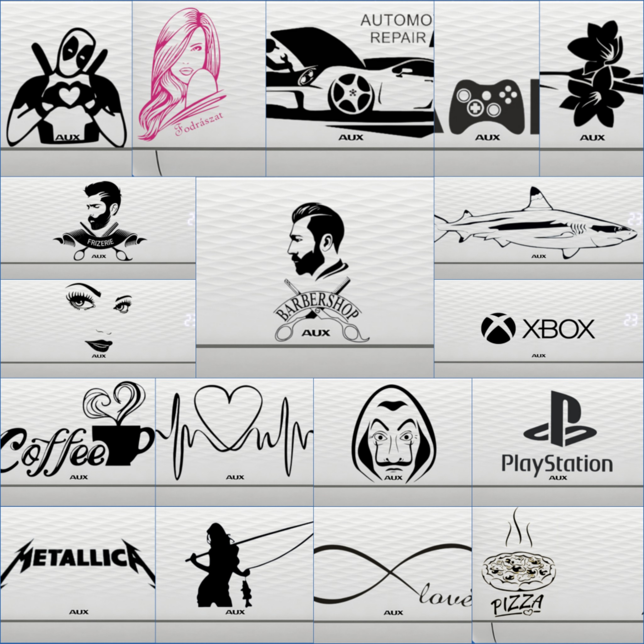 Készülék mellé válasszon egyedi matricáink közül!