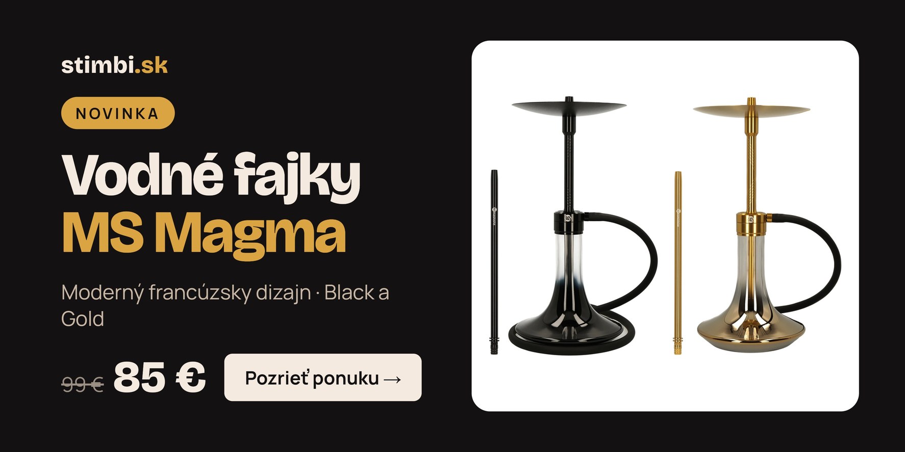 Vodné fajky MS Magma