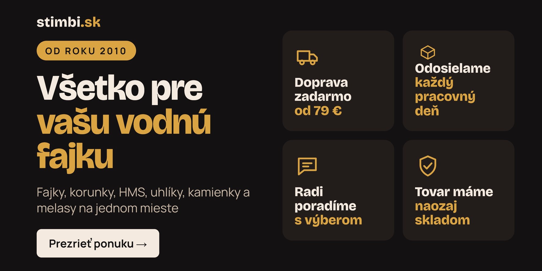 Všetko pre vašu vodnú fajku